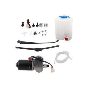 Auto Zubehör Scheibenwaschbehälter Power Scheibenwischer Montage Kit Motor Klinge Arm Spray Schlauch Für utv atv