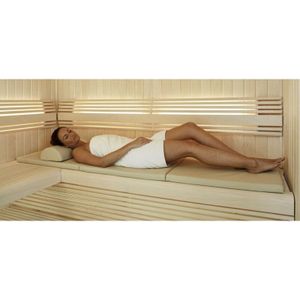 Infraworld - Bankauflage für Infrarotkabinen mit antibakteriellem Bezug 181x54x3cm Auflage für Saunaba