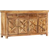 Vidaxl - Sideboard mit 4 Schubladen 160x40x85 cm Massivholz Mango