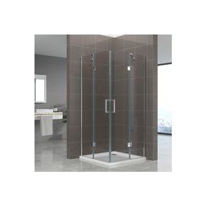 Iflair - i-flair Duschkabine Celine mit Eckeinstieg Eckduschkabine aus durchsichtigem esg Sicherheitsglas 180 cm hoch DK72 80x80 cm