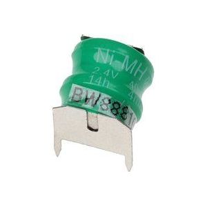 Vhbw - NiMH Ersatz Knopfzellen-Akku Typ V40H 3-Pins 40mAh 2,4V kompatibel mit Modellbau-Akkus, Solar-Leuchten uvm.