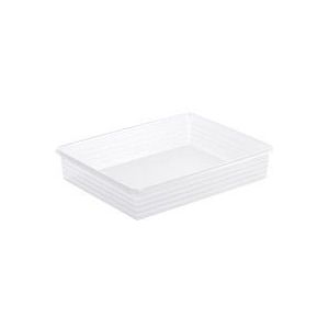 Rotho Formatkörbchen Aufbewahrungsbox Linus A4 transparent platzsparende Ablage