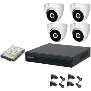 Dahua - kit 4 dome kameras 2 mpx dvr 4 kanäle hd 500GB