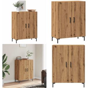 Vidaxl - Sideboard Artisan-Eiche 69,5x34x90 cm Holzwerkstoff