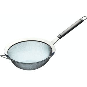 KitchenCraft Professional - Edelstahl-Mehlsieb, Mehlsieb, Silber, 18 cm