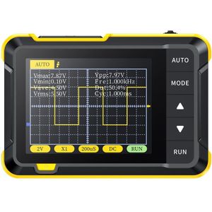 FNIRSI DSO152 Mini-Handheld-Digitaloszilloskop 2.5 MSa/s 200 kHz analoge Bandbreite 800 VPP mit PWM-Ausgang（Standard Version）