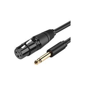 Ugreen - Audiokabel XLR-Mikrofonkabel (weiblich) – 6,35-mm-Klinke (männlich), 5 m