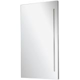 Fackelmann Badezimmerspiegel Wandspiegel mit Beleuchtung 40 cm Aluminium"-"82867