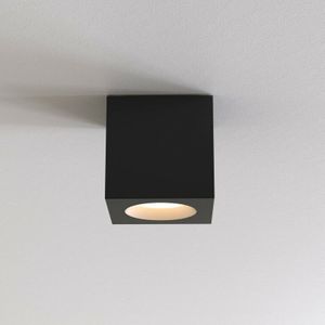 Astro Kos - Quadratisches oberflächenmontiertes Downlight Strukturiertes Schwarz IP65, GU10
