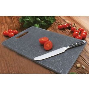 Buri - Schneidebrett Granit-Optik 30x20cm Frühstücksbrett Tranchierbrett Küchenbrett