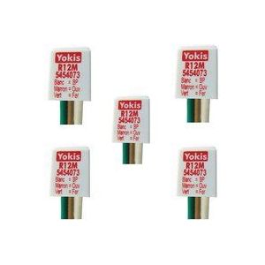 Urmet 5 Stk Schnittstellensatz Doppel Knopf R12M - Yokis