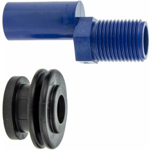 Airfit - Urinal Zulauf-Garnitur, Versprung 5 mm, für up 1/2 Zoll mit Dichtung
