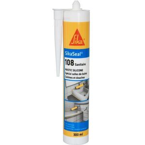 Seal 108 Sanitaire Silikondichtungsmasse - Weiß - 300ml - Sika