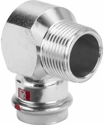 Winkel 90 Grad mit sc Prestabo 1114.1 in 22mm x R3/4 Stahl verzinkt, 559540 - Viega