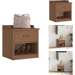 Vidaxl - Flurbank sandnes 45x40x50 cm Massivholz Kiefer - Flurbank - Flurbänke - Bank - Sitzbank
