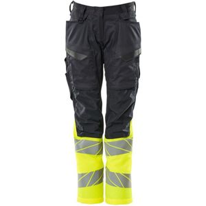 Hose mit Knietaschen 19678-236-01017 Gr. 82C48 schwarzblau/hi-vis gelb - Mascot