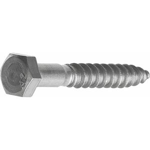 DIN571 12x160 Edelstahl A2 Gestellschraube (Schlüsselschraube)
