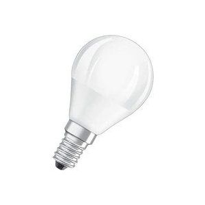 E14 LED-Glühbirne mit matter Oberfläche, 3,3W, warmweiß.