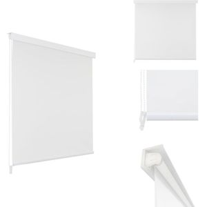 Vidaxl - Duschvorhänge - Living Duschrollo 80x240 cm Weiß - Weiß