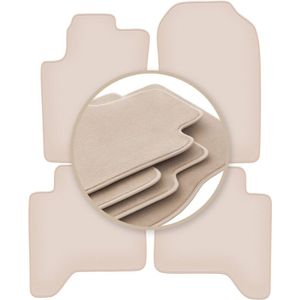 Beige PREMIUM-Fußmatten für: Ford Ranger Pickup 2012-2019