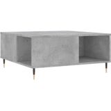 Couchtisch Betongrau 80x80x36,5 cm Holzwerkstoff vidaXL