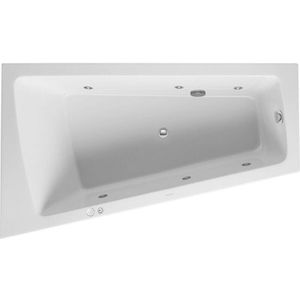 Whirlpool Paiova 1700x1000mm eine Rückenschräge links, - Duravit