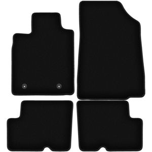 BASIC schwarze Veloursmatten für: Dacia Logan Kombi, Limousine (2004-2012)