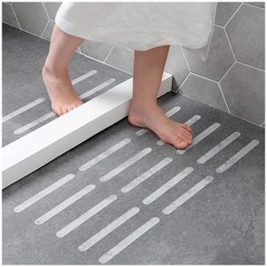 24Pcs Anti-Rutsch Streifen Aufkleber, Anti-Rutsch Adhesive Bad Aufkleber Clear Grip Streifen, Badewanne Aufkleber Anti Rutsch Bad Aufkleber