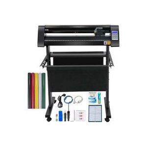 Mophorn - 720 mm Vinylschneider, LED-Bildschirmplotter mit halbautomatischem optischem Auge, kompatibel mit SignMaster-Software, Windows-System,