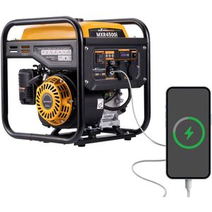Maxpeedingrods - Inverter Stromgenerator 3500W Benzin Stromerzeuger 4 Takt mit zwei 230V Steckdosen Leise und leicht als Notstromaggregat