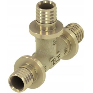 TECE Flex T-Stück 16x16x16 Messing DVGW Fittings