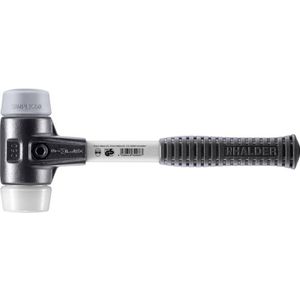 Halder - SIMPLEX-Schonhammer, TPE-mid / Superplastik mit verstärktem Tempergussgehäuse und Fiberglasstiel D=50 mm 3737.050