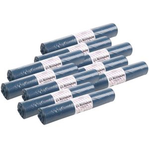 Müllsäcke 250 Stück 120L Blau Abfallsäcke Müllbeutel Abfallbeutel Säcke 70x110cm