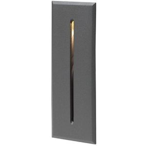 Rendl Light - Lampada applique segno da incasso grigio antracite 230V led 3W IP54 3000K