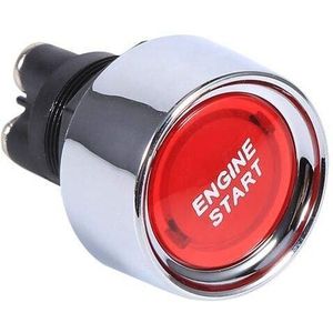 Zoternen - Keenso Auto-Zündschalter, dc 12 v 50 a, multifunktionaler LED-Startknopf, Automotor-Start-Druckknopf-Zündschalter(rot)