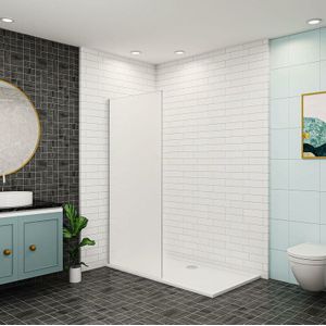 140x200cm Duschtrennwand 10mm NANO-Glas Duschabtrennung Duschkabine Duschwand mit Glasschutzfolie