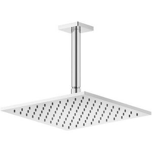 Rilievo, Antikalk-Kopfbrause 250x250 mm, mit Gelenk und - Gessi