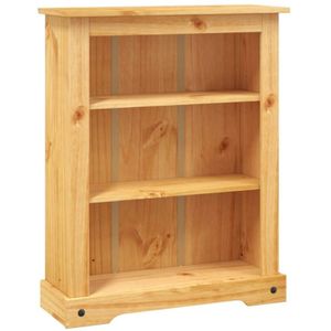 Bücherschrank 3 Fächer Mexiko-Stil Kiefernholz 80x29x100 cm vidaXL