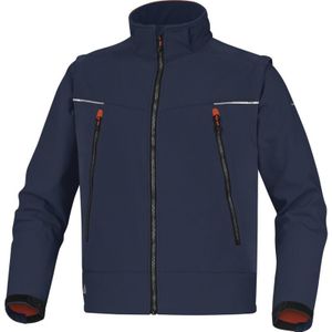 Veste softshell Delta Plus 3 couches laminées orsa marine orange - ORSAMO0 42/44 (xs)
