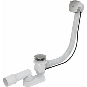 Alcadrain Ablaufgarnituren - Ab- und Überlaufgarnitur für Badewannen, Länge 570 mm, Chrom A51CRM