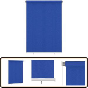 Vidaxl - Außenrollo 160x230 cm Blau hdpe - Außenrollo - Sonnenschutz - Rollladen - Gardine - Balkonrollo