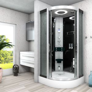 Acquavapore - Komplettdusche Duschkabine Fertigdusche Dusche D58-23M0 100x100 cm ohne 2K Scheiben Versiegelung