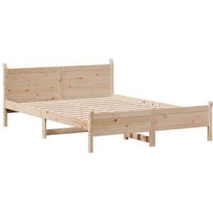 Massivholzbett ohne Matratze 120x190 cm Kiefernholz Vidaxl