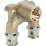 Sanfix-P Doppelwandscheibe 303037 Rotguss, 16xRp 1/2x16mm, SC-Contur - Viega