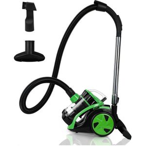 Tolletour - Staubsauger 900 Watt Beutelloser Multi-Zyklon-Staubsauger Leistungsstark Volumenbehälter Waschbarer HEPA-Filter