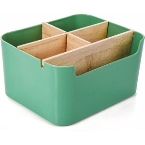 Schreibtisch-Aufbewahrungsbox aus Holz, Mehrzweck-Organizer für Bürobedarf, Aufbewahrung von Schreibwaren