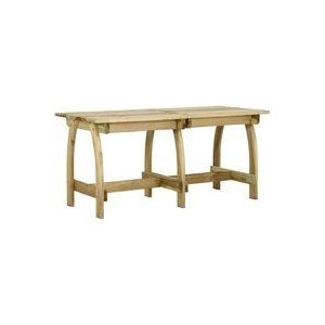 Gartentisch 160x74x75 cm Kiefernholz Imprägniert Vidaxl