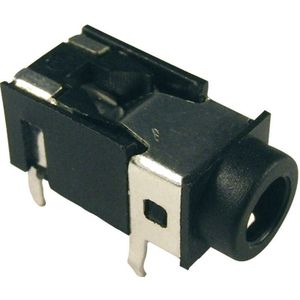 FC68125 Klinken-Steckverbinder 3.5 mm Buchse, Einbau horizontal Polzahl: 4 Stereo Schwarz 1 St - Cliff