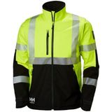 Workwear Icu Hi-Vis Softshelljacke gelb l - Gelb - Helly Hansen