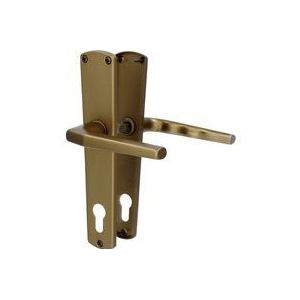 PZ-Langschildgarnitur Phil Aluminium bronze abgerundet Beschläge - Alpertec